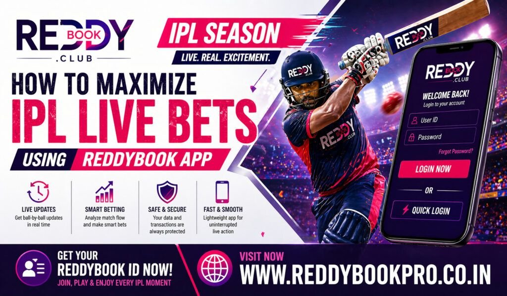 How to Maximize IPL Live Bets Using Reddybook App